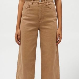 Urban Outfitters Wide Leg Tan Jeans